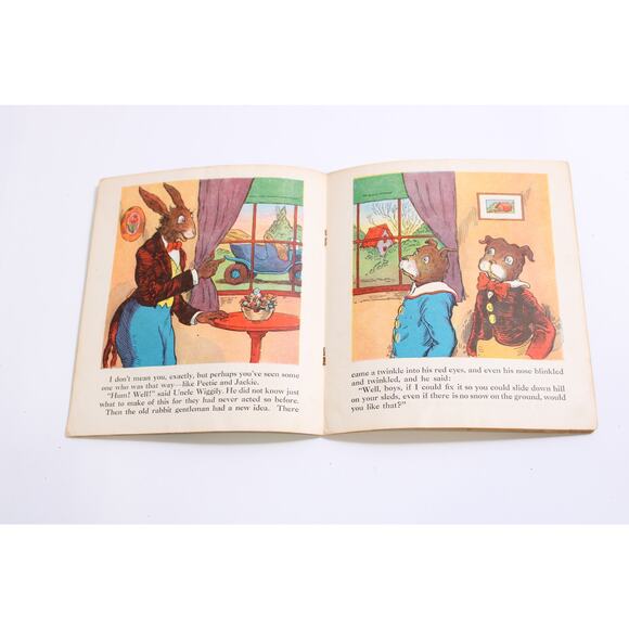 Uncle Wiggily and The Sleds, Picture Book, 1939, Platt & Munk, ~ 250407-WH 344 - Picture 2 of 2